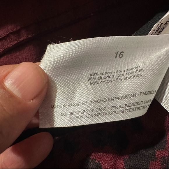 Social Standard by Sanctuary Mid-Rise Ankle Skinny Jeans Womens Size 16 Cheetah - Picture 5 of 5